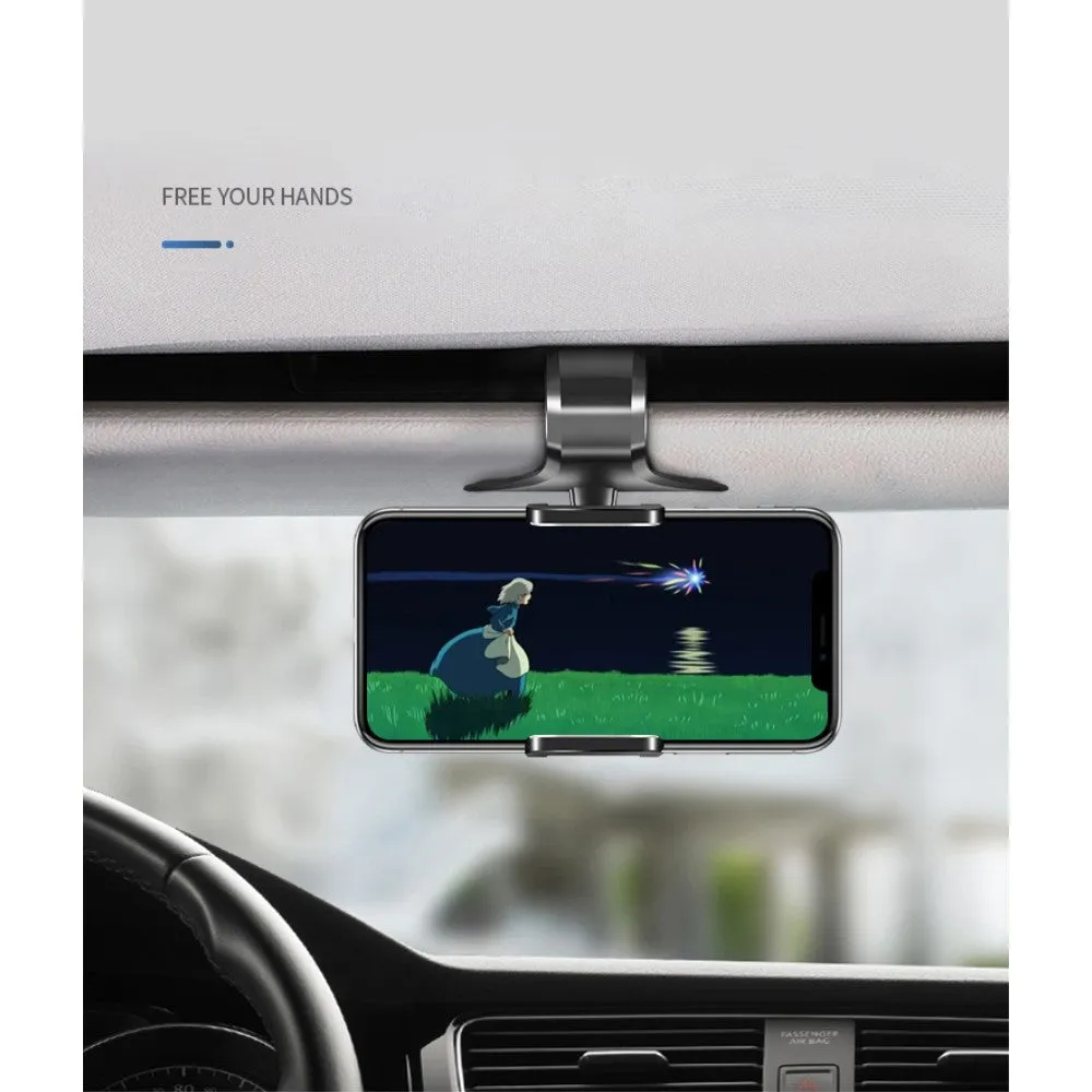 3 in 1 Car GPS Smartphone Holder: Dashboard / Visor Clamp   AC Grid Clip for Fly IQ4516 Tornado Slim - Black