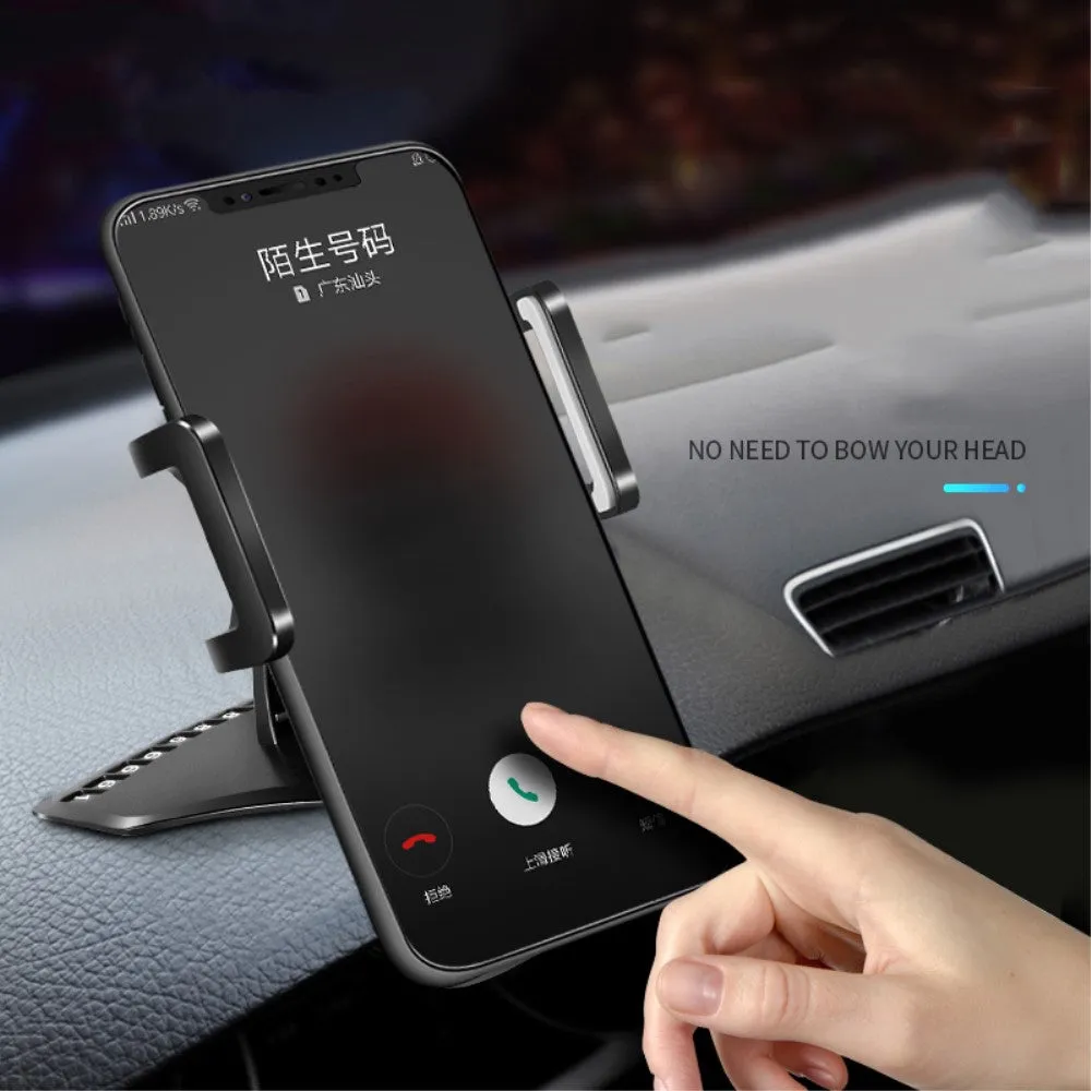 3 in 1 Car GPS Smartphone Holder: Dashboard / Visor Clamp   AC Grid Clip for Fly Tornado Slim - Black