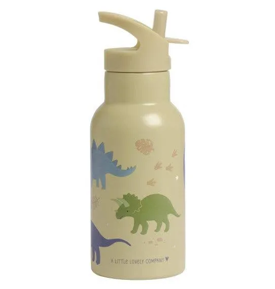 A Little Lovely Company - Kids Stainless Steel Drink / Water Bottle: Dinosaurs