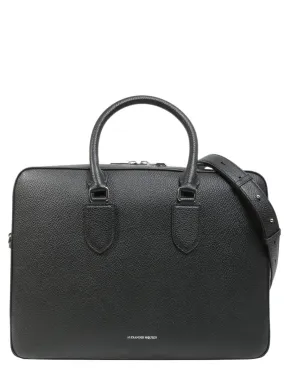 Alexander McQueen Round Handle Laptop Briefcase