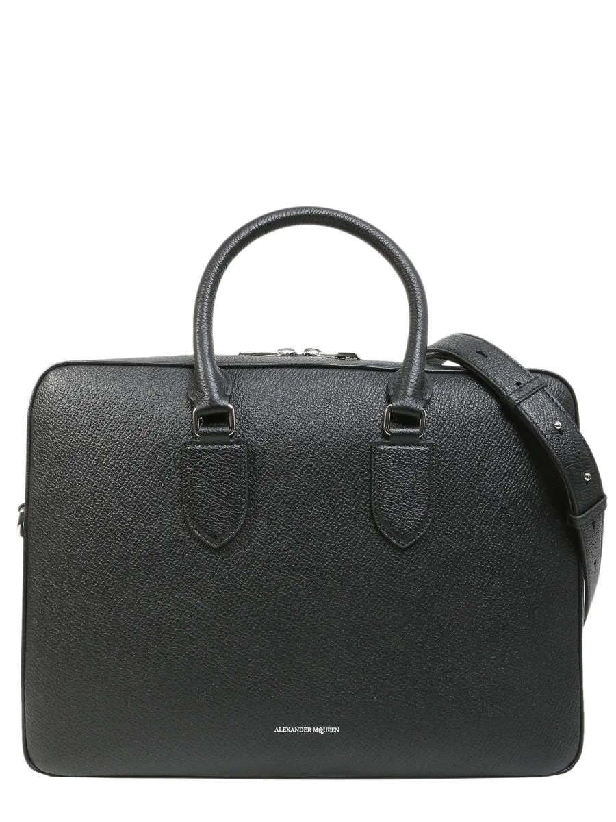 Alexander McQueen Round Handle Laptop Briefcase