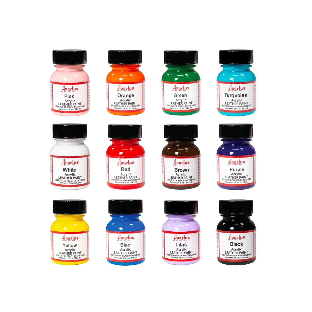 Angelus 1 Oz Acrylic Paints 179 - 198 #ANAP4-1OZ