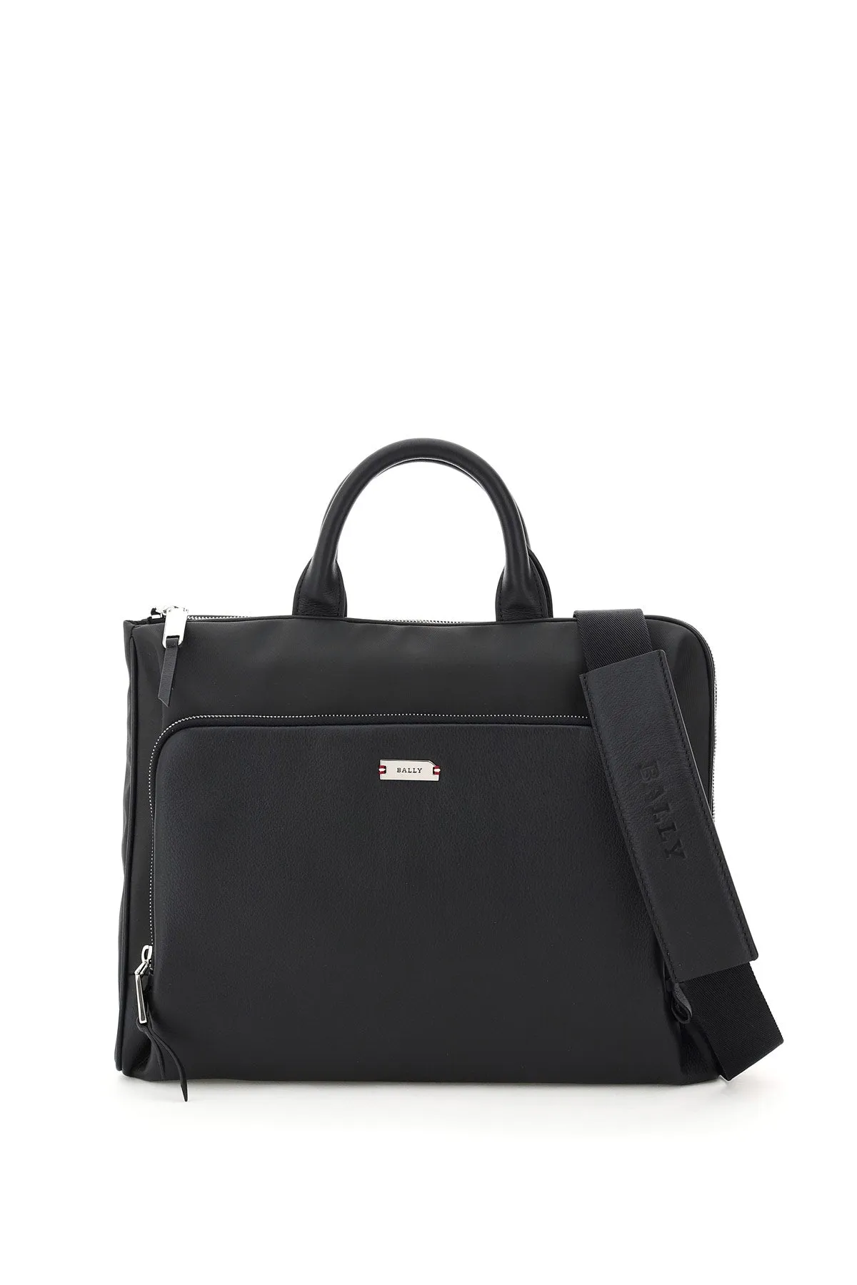 Bally Logo Plaque Laptop Bag