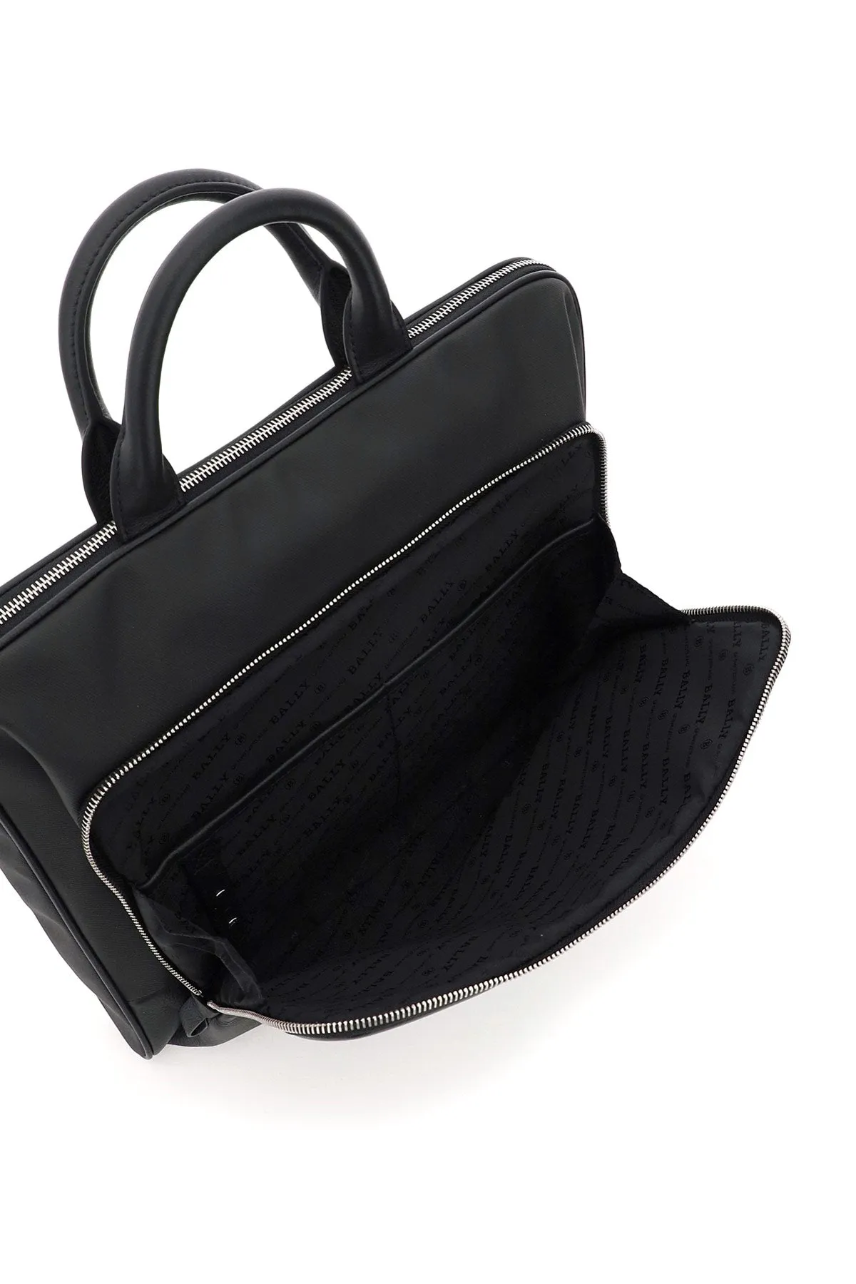 Bally Logo Plaque Laptop Bag
