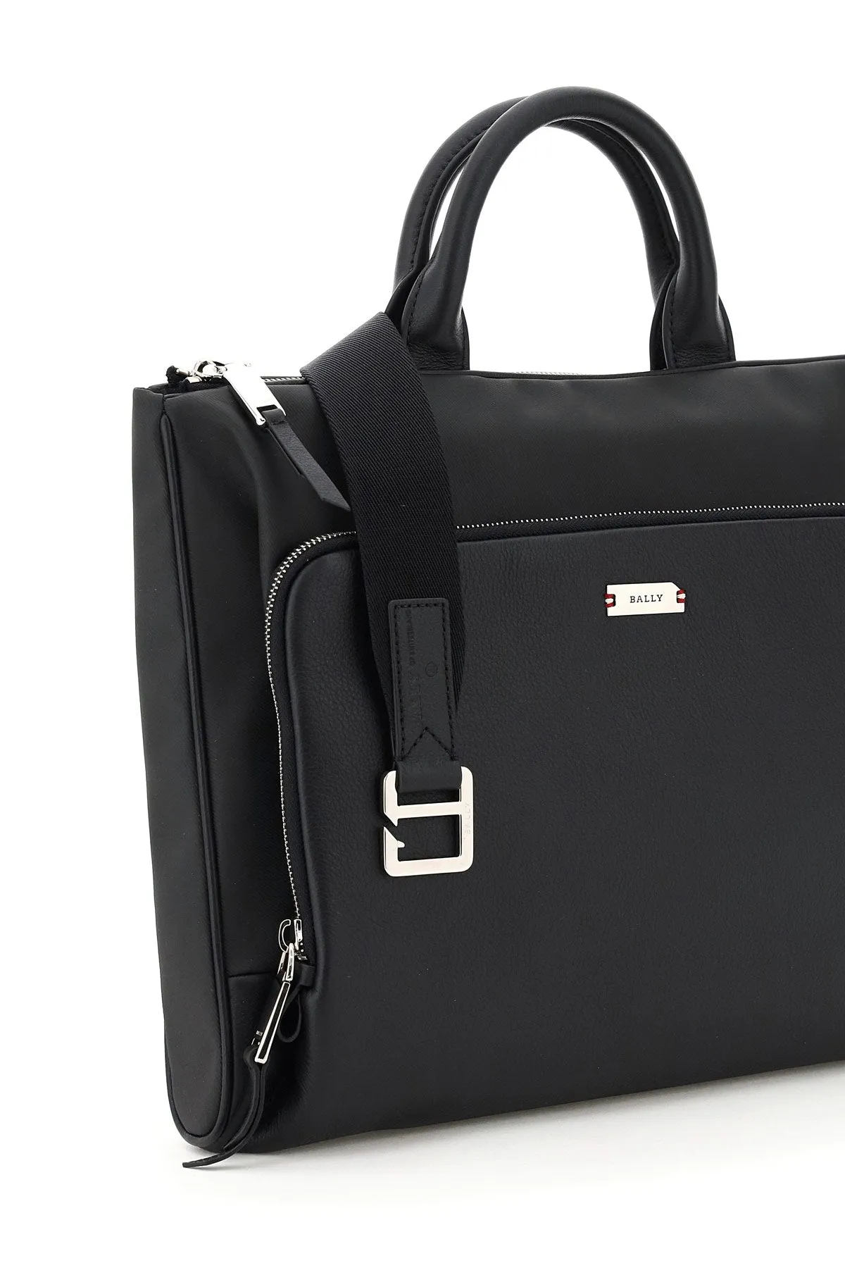 Bally Logo Plaque Laptop Bag
