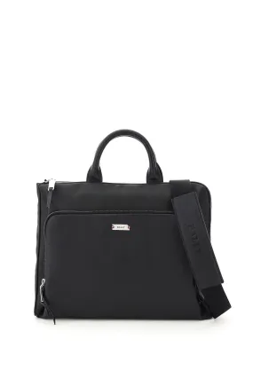 Bally Logo Plaque Laptop Bag