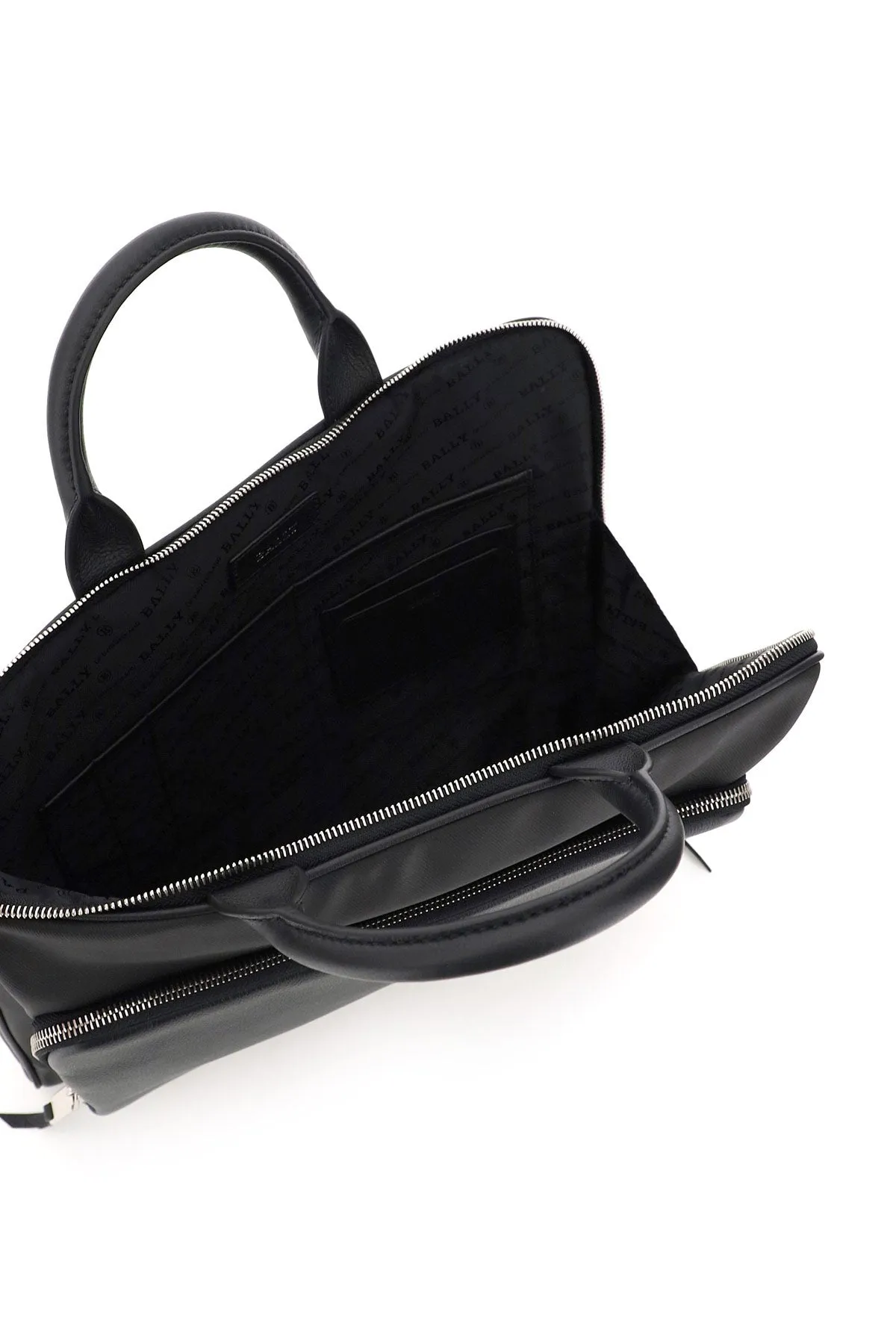 Bally Logo Plaque Laptop Bag