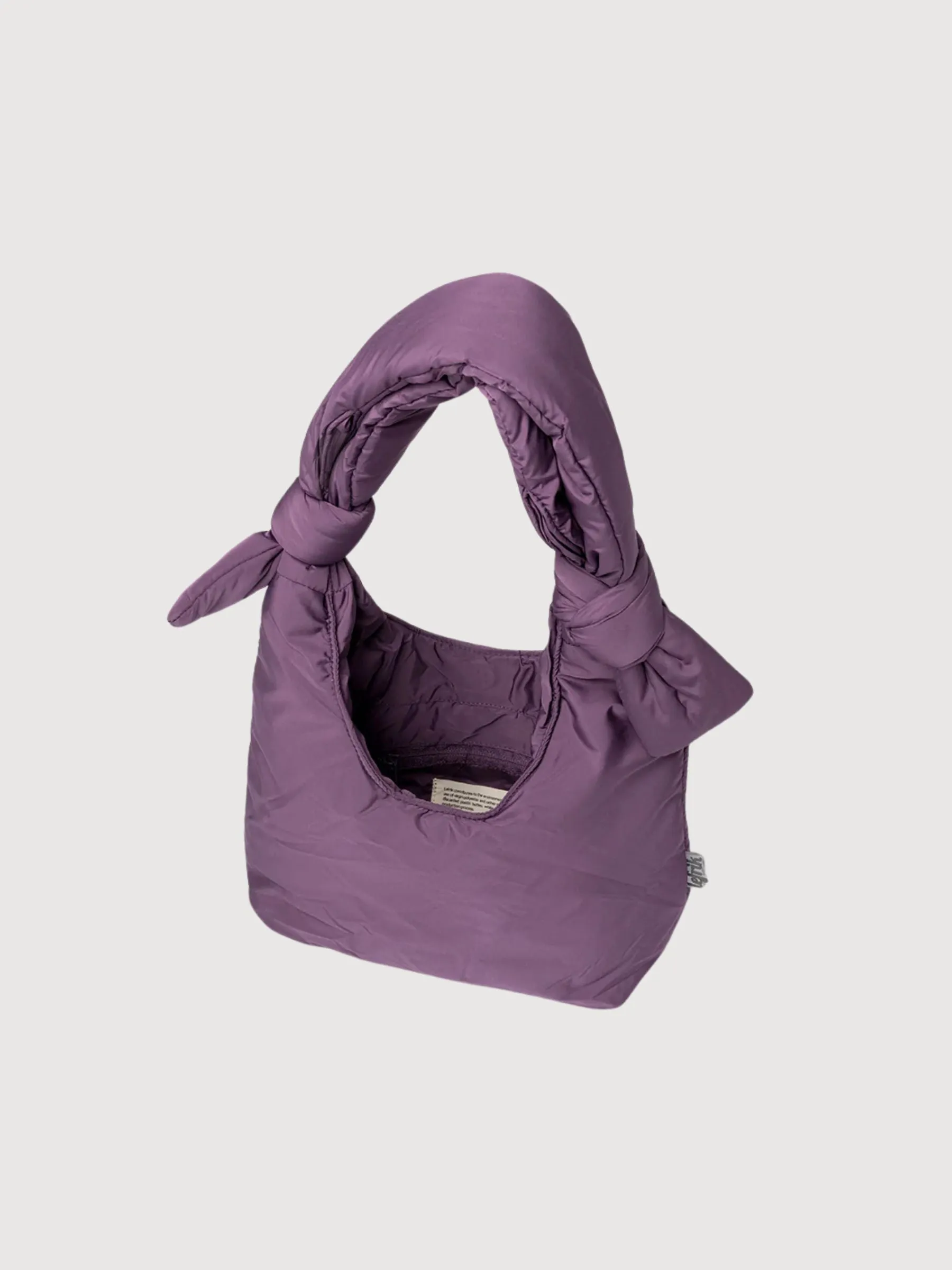 Biwa Puffy Mini Plum Tech Bag | Lefrik