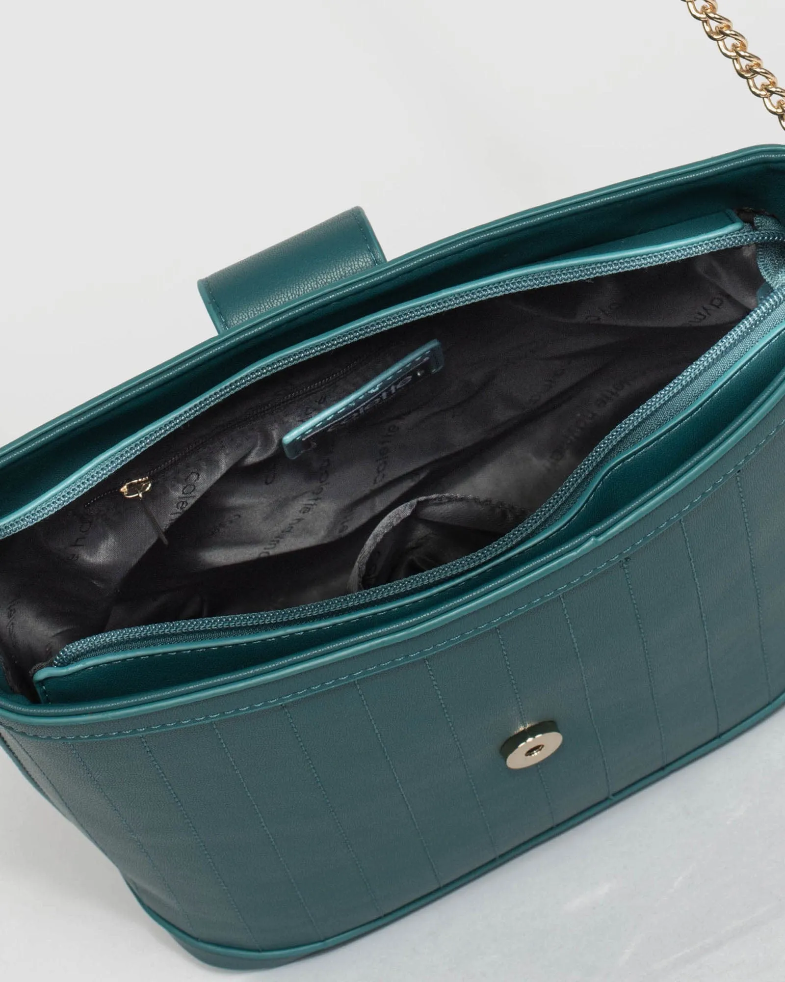 Blue Camilla Quilt Crossbody Bag