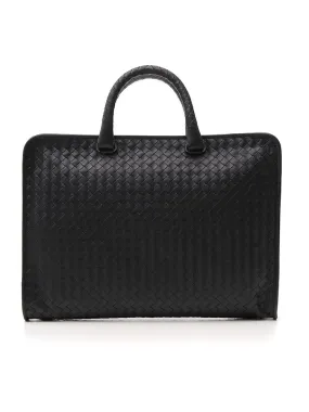Bottega Veneta Woven Leather Briefcase