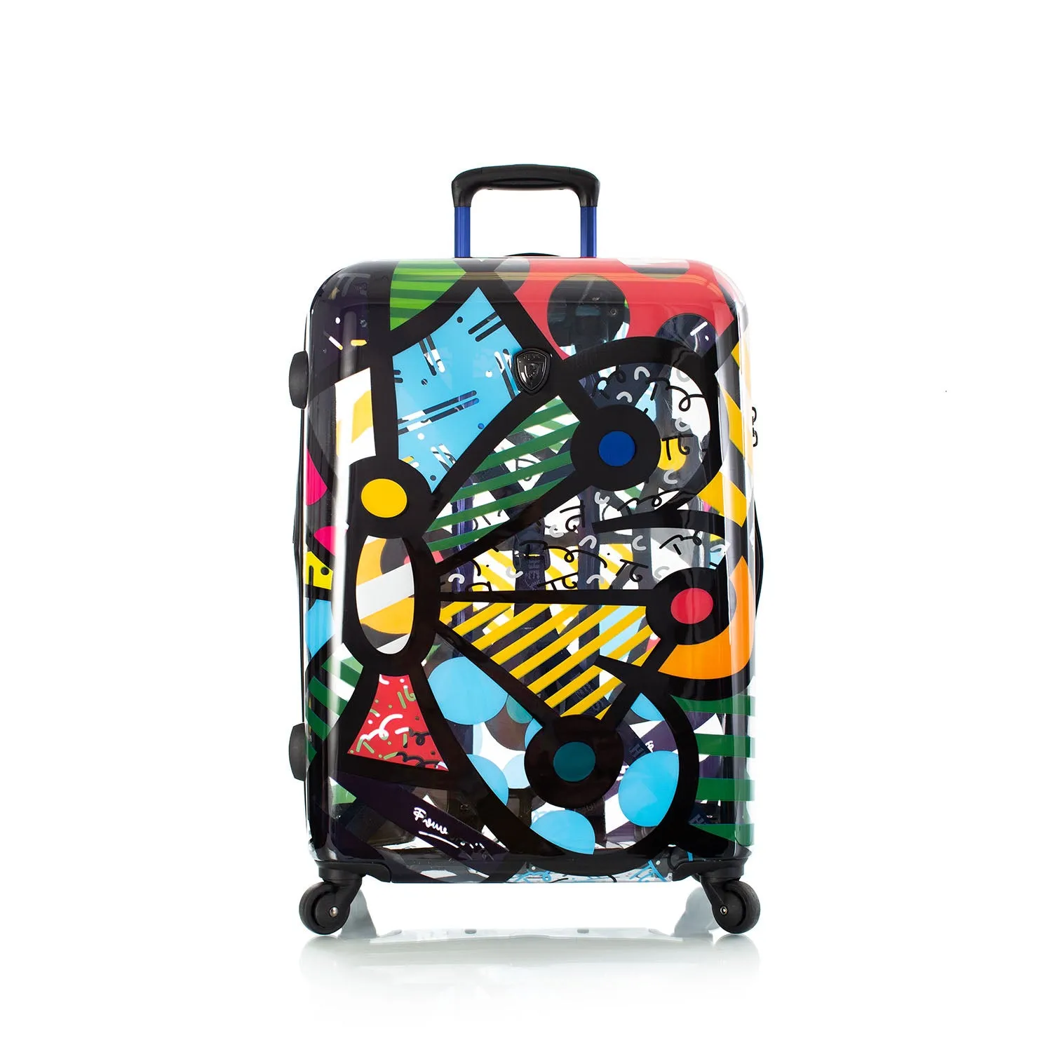 Britto Transparent 26" Luggage - Butterfly