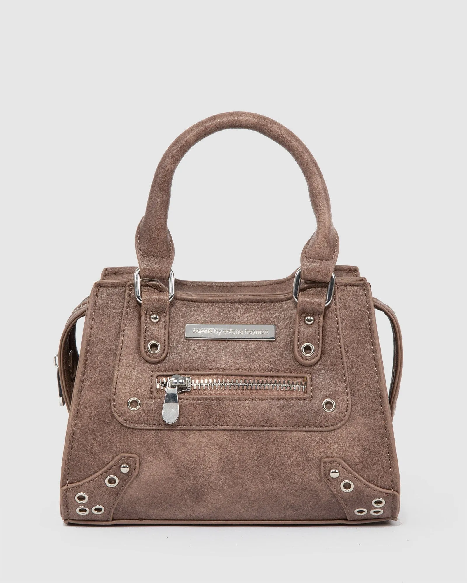 Brown Jahzara Mini Tote Bag