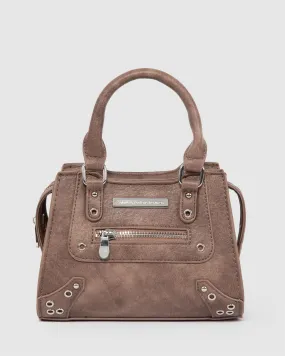 Brown Jahzara Mini Tote Bag