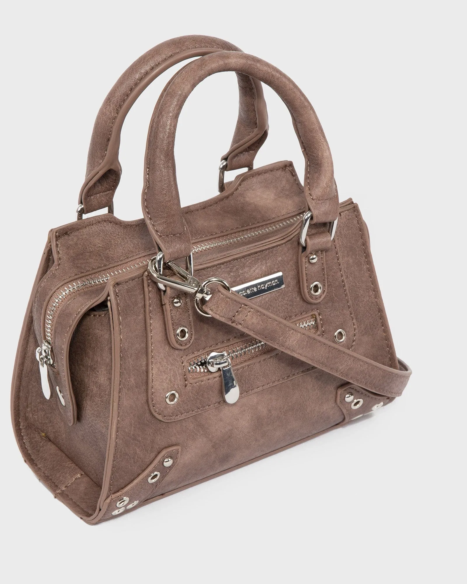 Brown Jahzara Mini Tote Bag