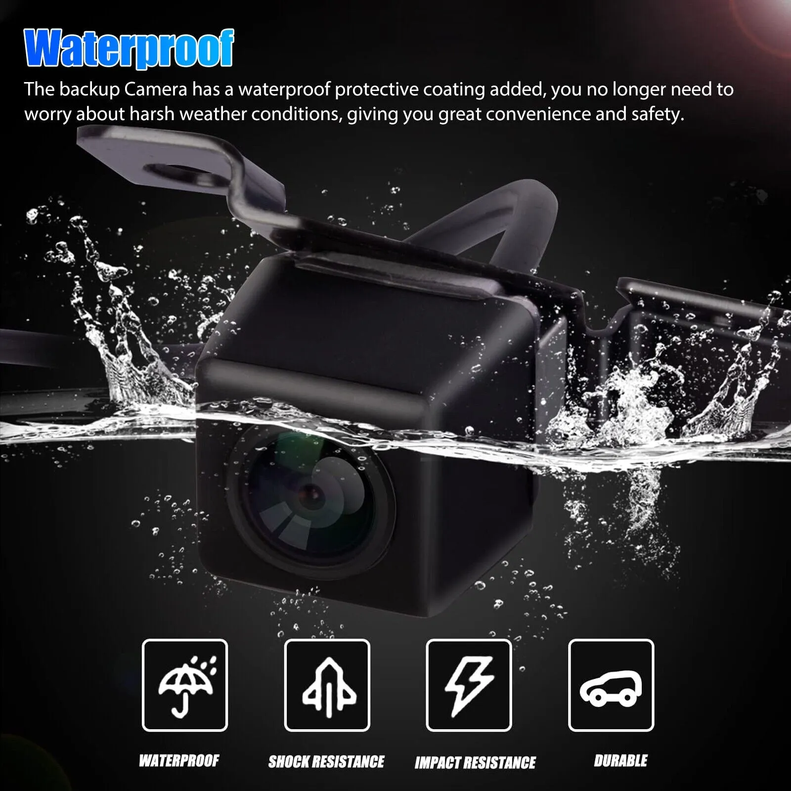 Car Rear View Camera Reversing Camcorder Pdc Parking Assist Cam