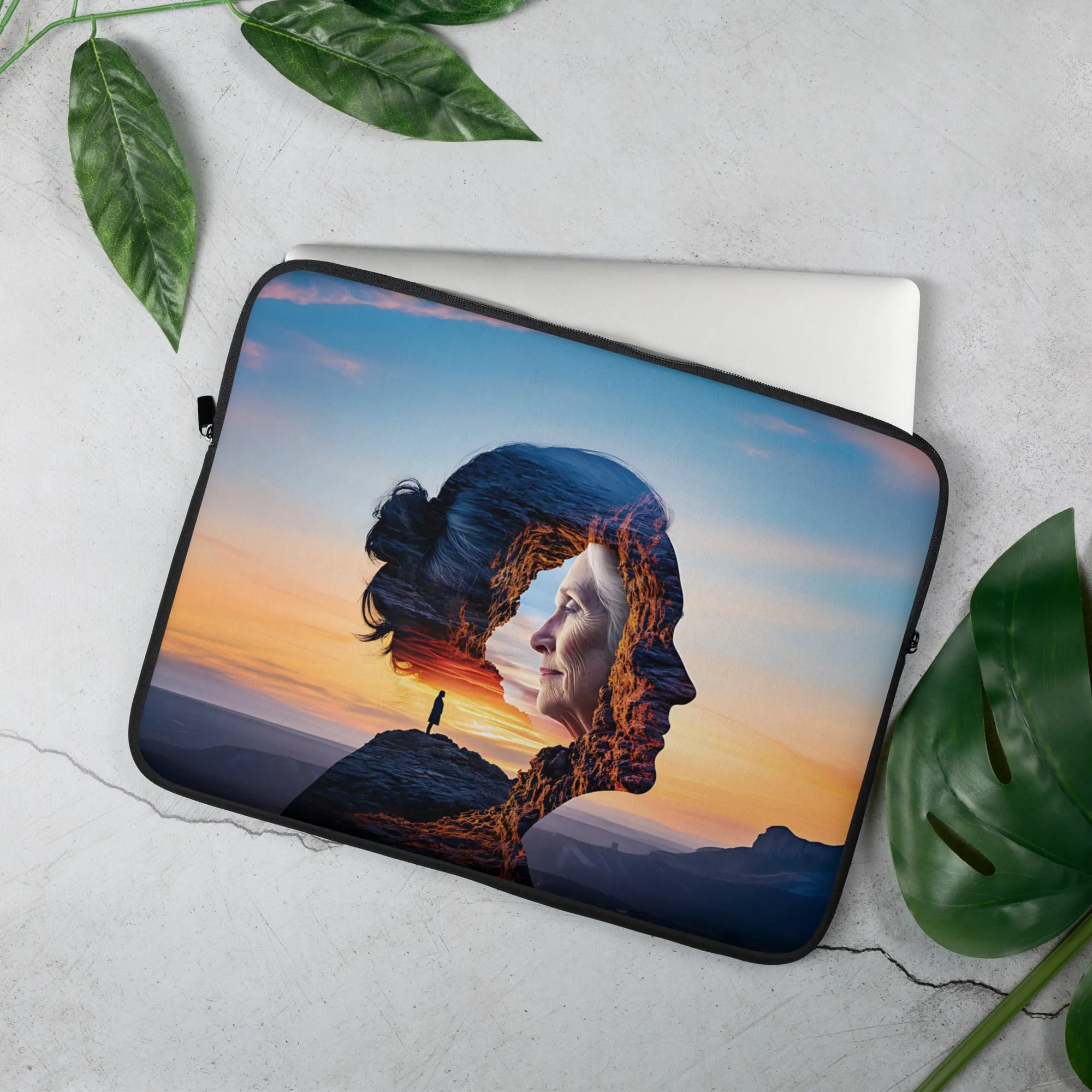 Echoes of Strength Laptop Sleeve