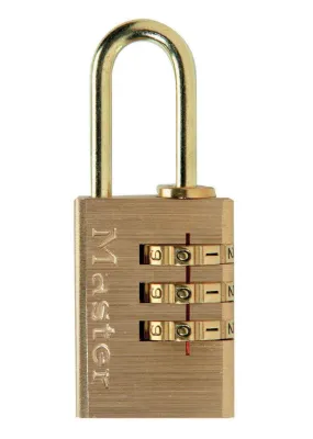 Master 620D Solid Brass Set-Your-Own Combination Padlock