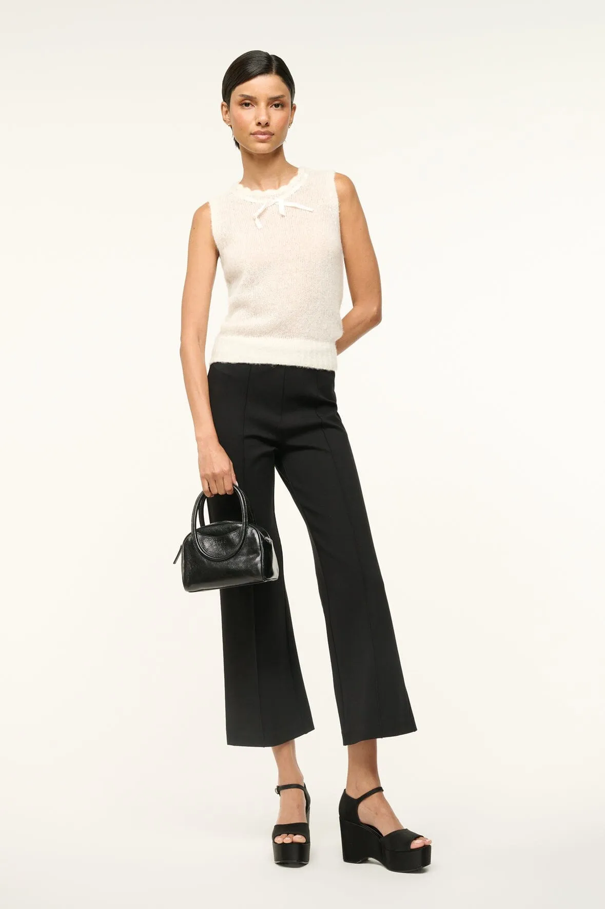 MAUDE MINI BOWLER BAG | BLACK