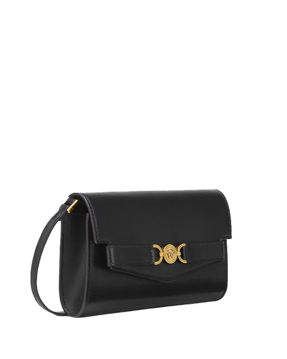 Mini Medusa ’95 Crossbody Bag in Black and Gold