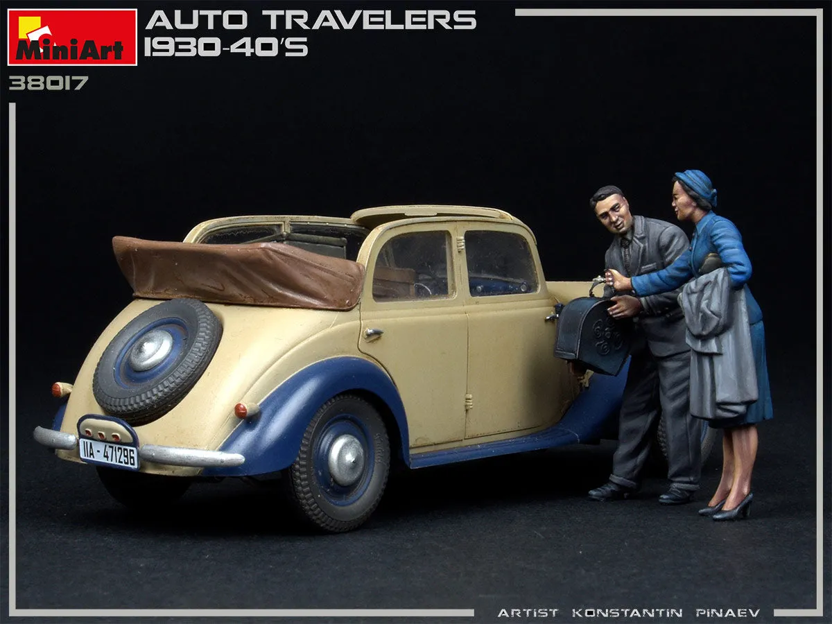 MiniArt Military 1/35 Auto Travelers 1930-40s (4) Kit