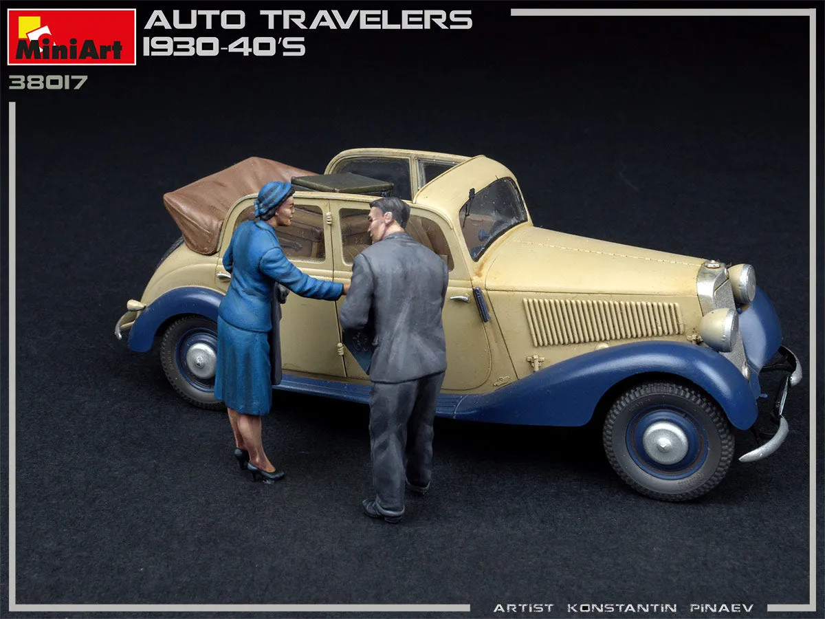 MiniArt Military 1/35 Auto Travelers 1930-40s (4) Kit