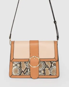 Multi Colour Arizona Buckle Crossbody Bag