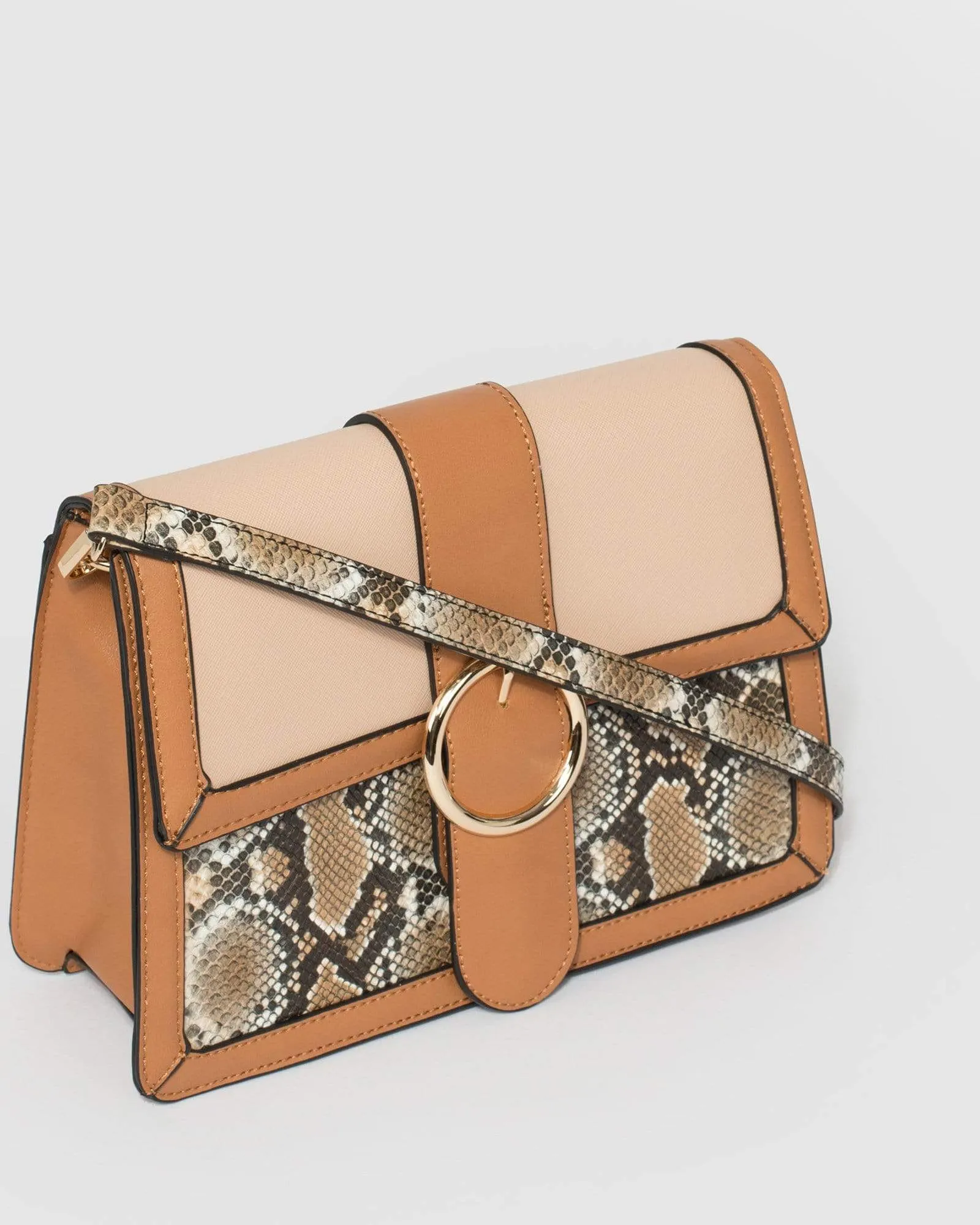 Multi Colour Arizona Buckle Crossbody Bag