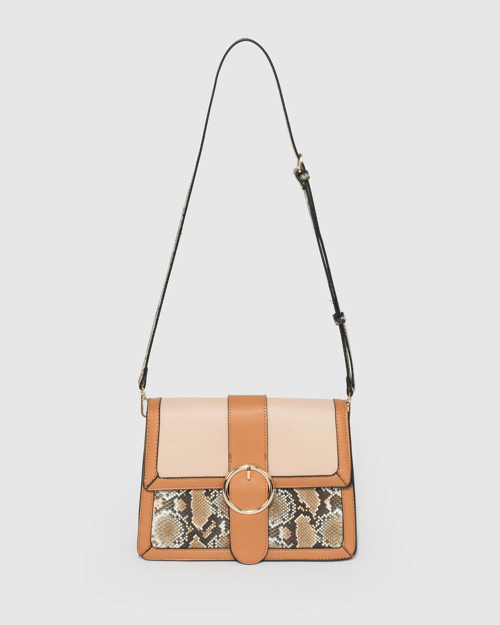 Multi Colour Arizona Buckle Crossbody Bag