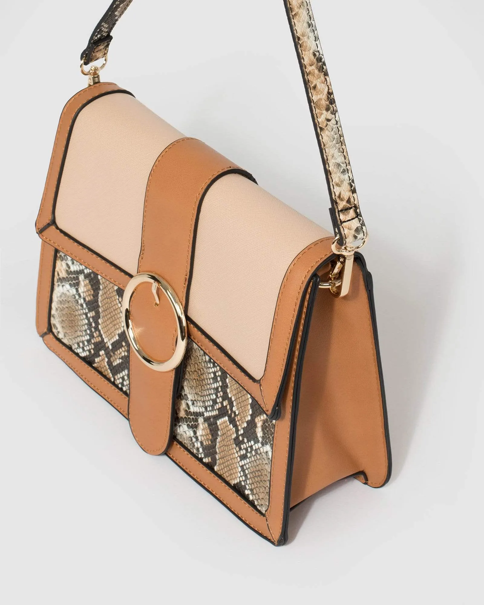 Multi Colour Arizona Buckle Crossbody Bag