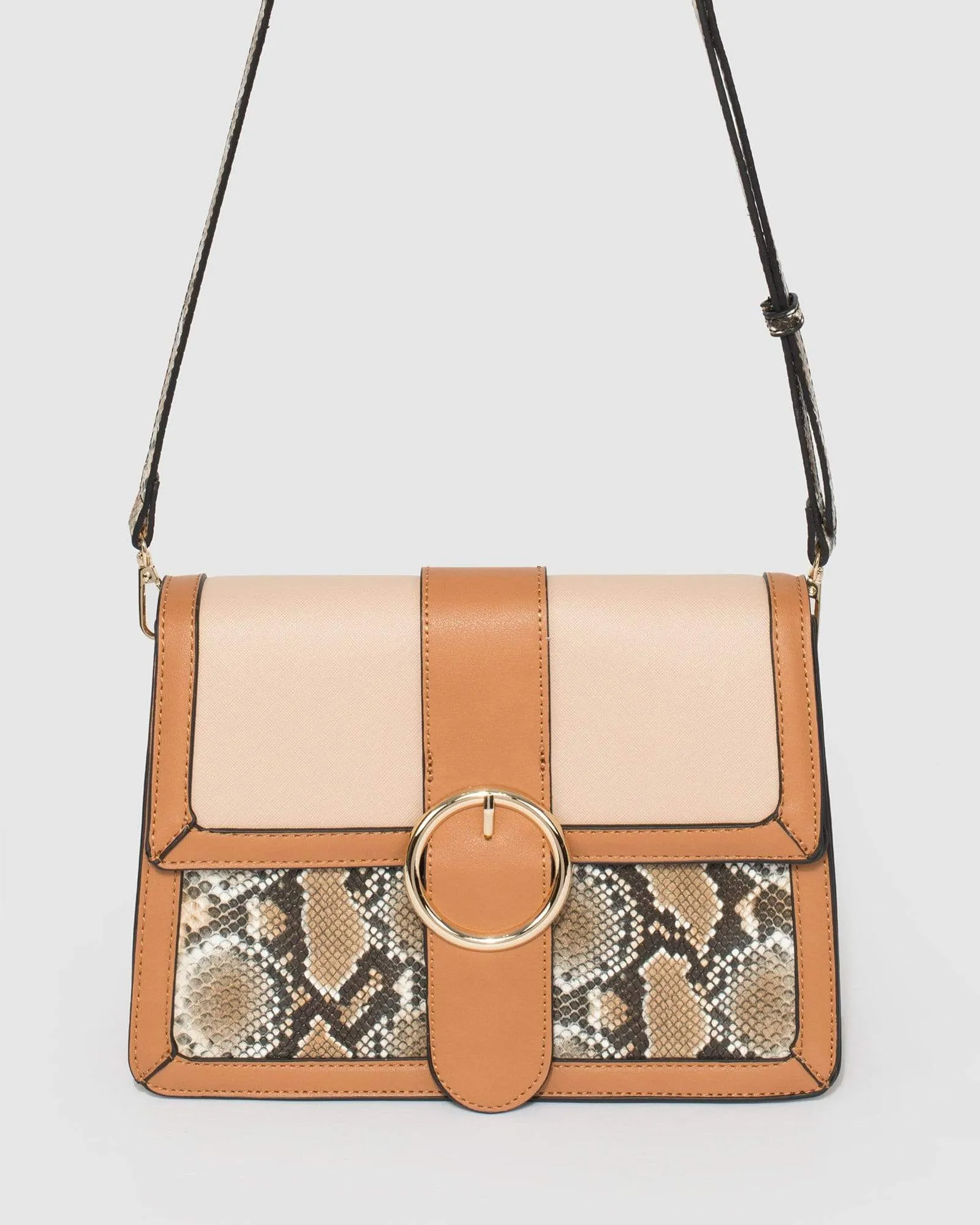 Multi Colour Arizona Buckle Crossbody Bag