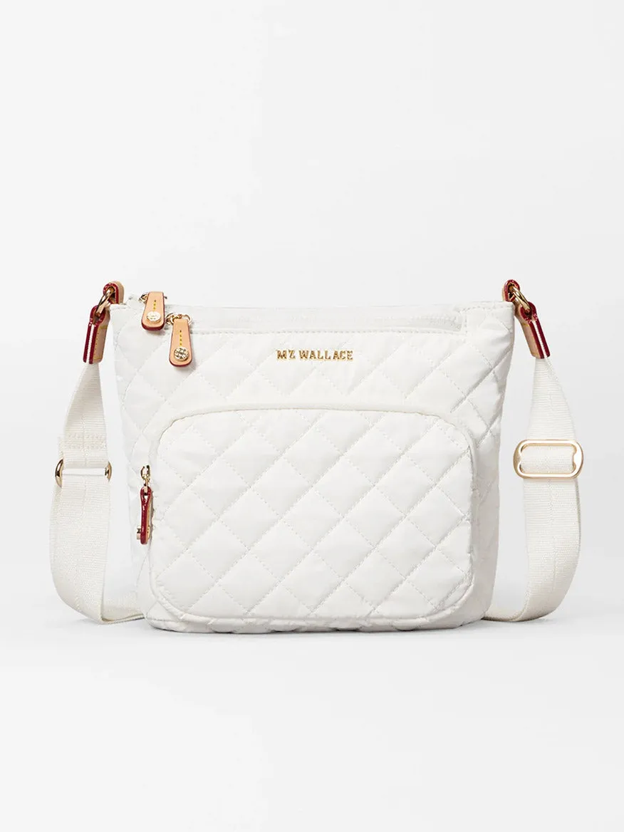 MZ Wallace Metro Scout Deluxe in Chalk Liquid Oxford