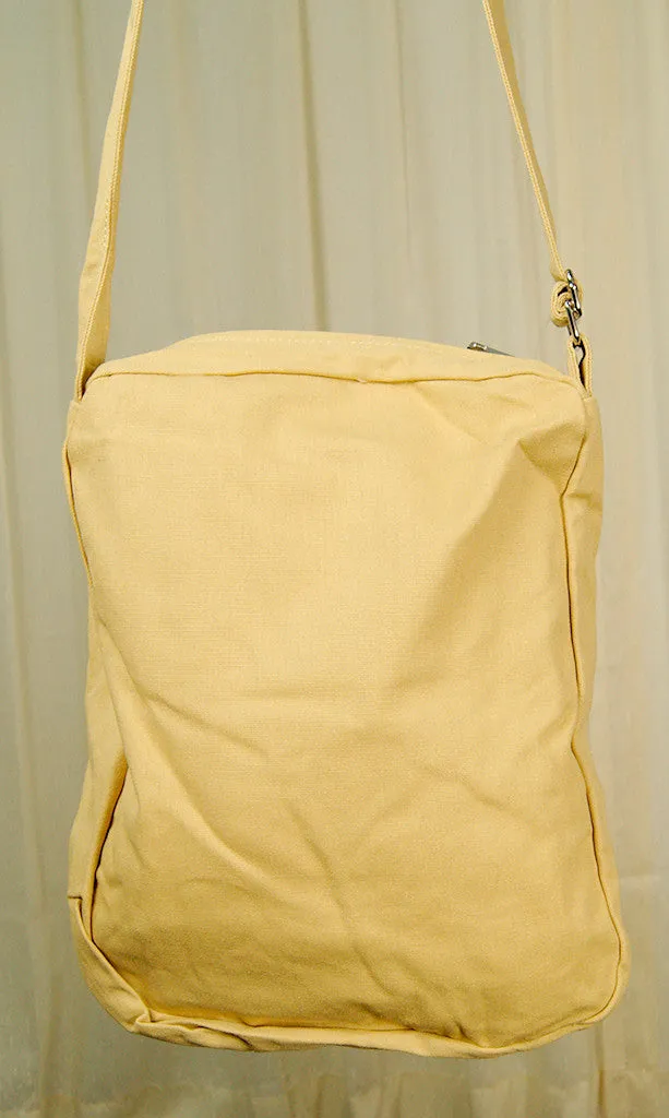 Peeking Gray Cat Crossbody Bag