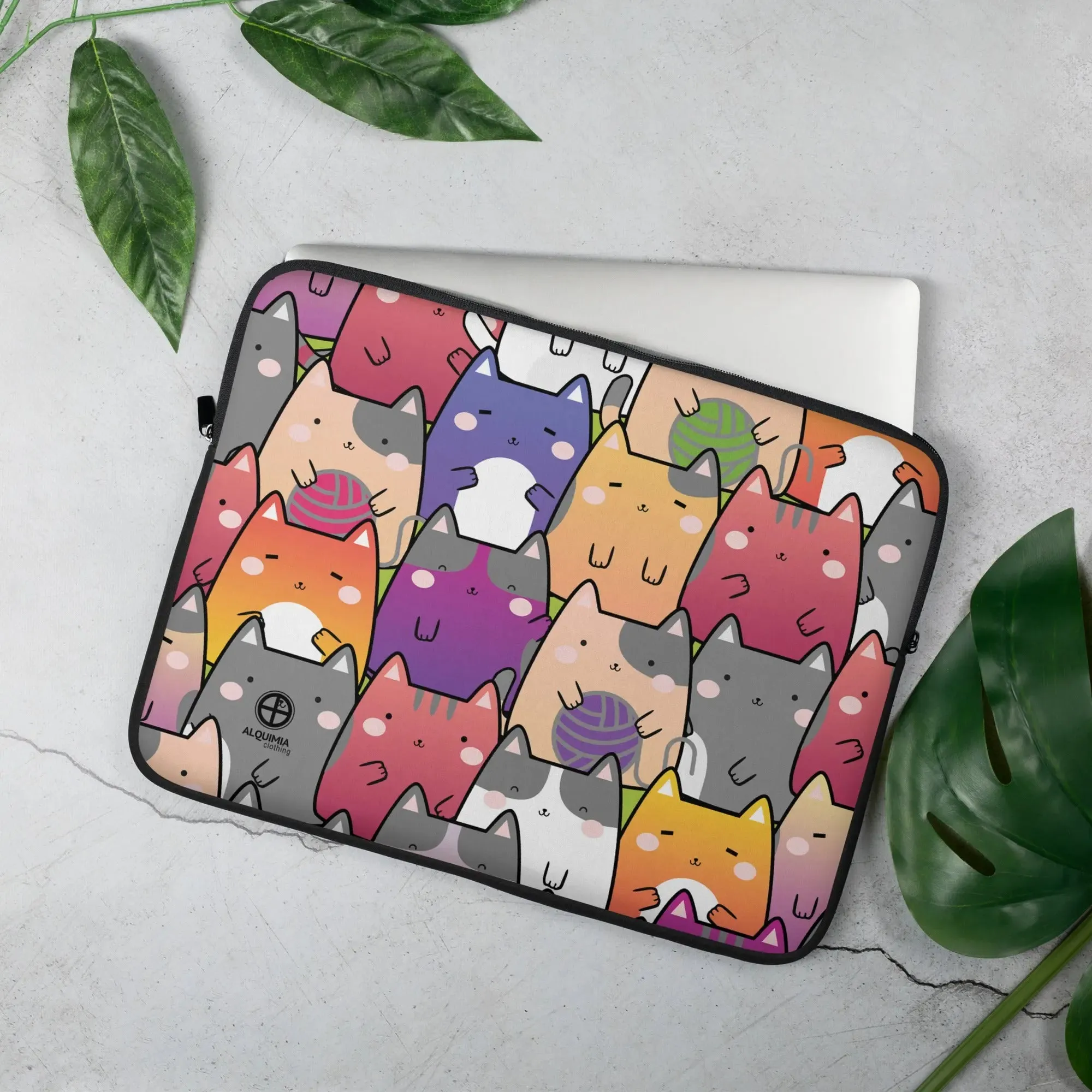 "Radiant Cats" - Laptop Sleeve