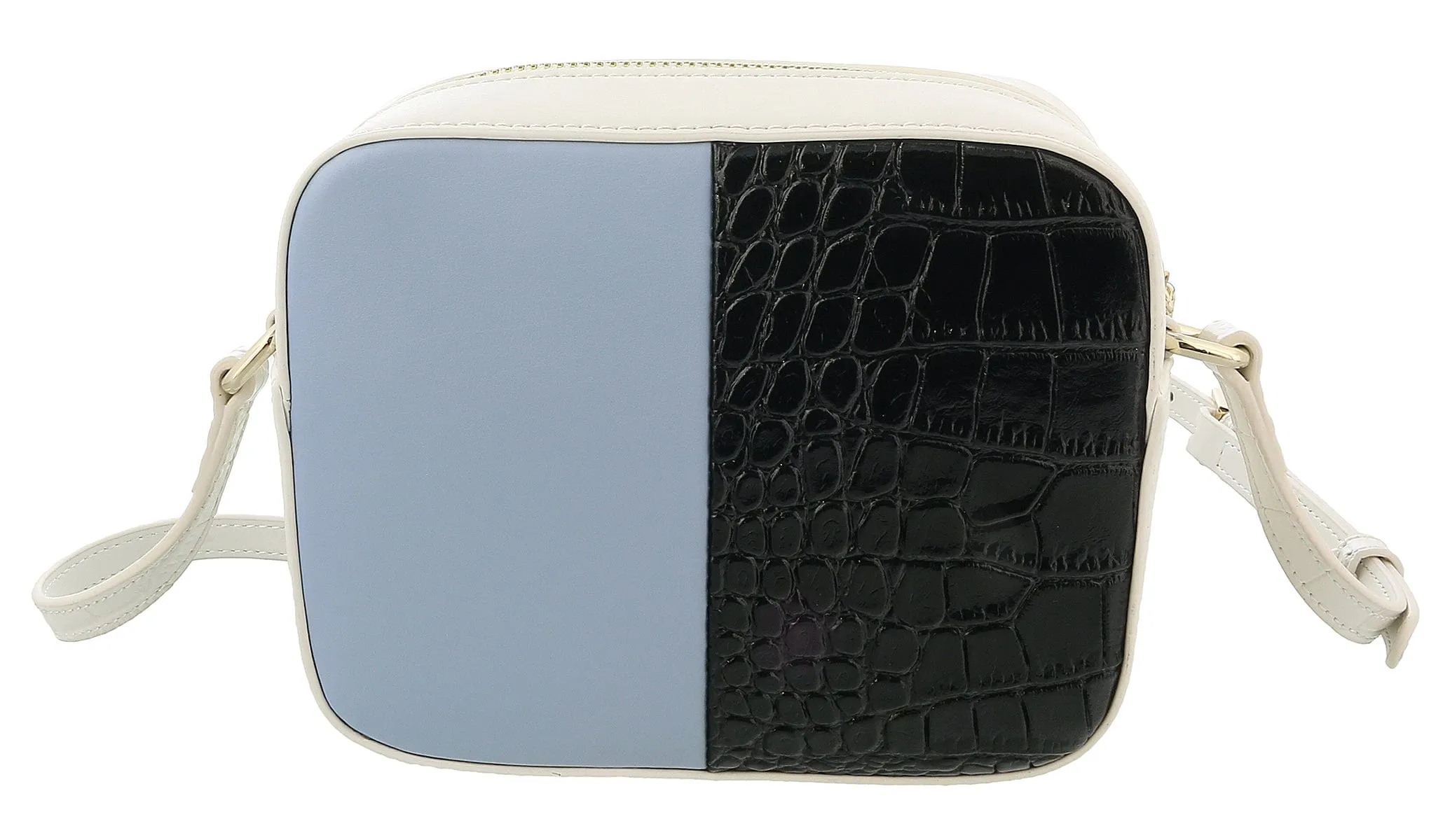 Roberto Cavalli Class Black/Light Blue/Whi Dolly Small Shoulder Bag