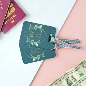 Set Of Personalised Honeymoon Couple's Luggage Tags