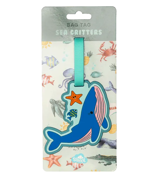 Spencil  Bag Tag - Sea Critters