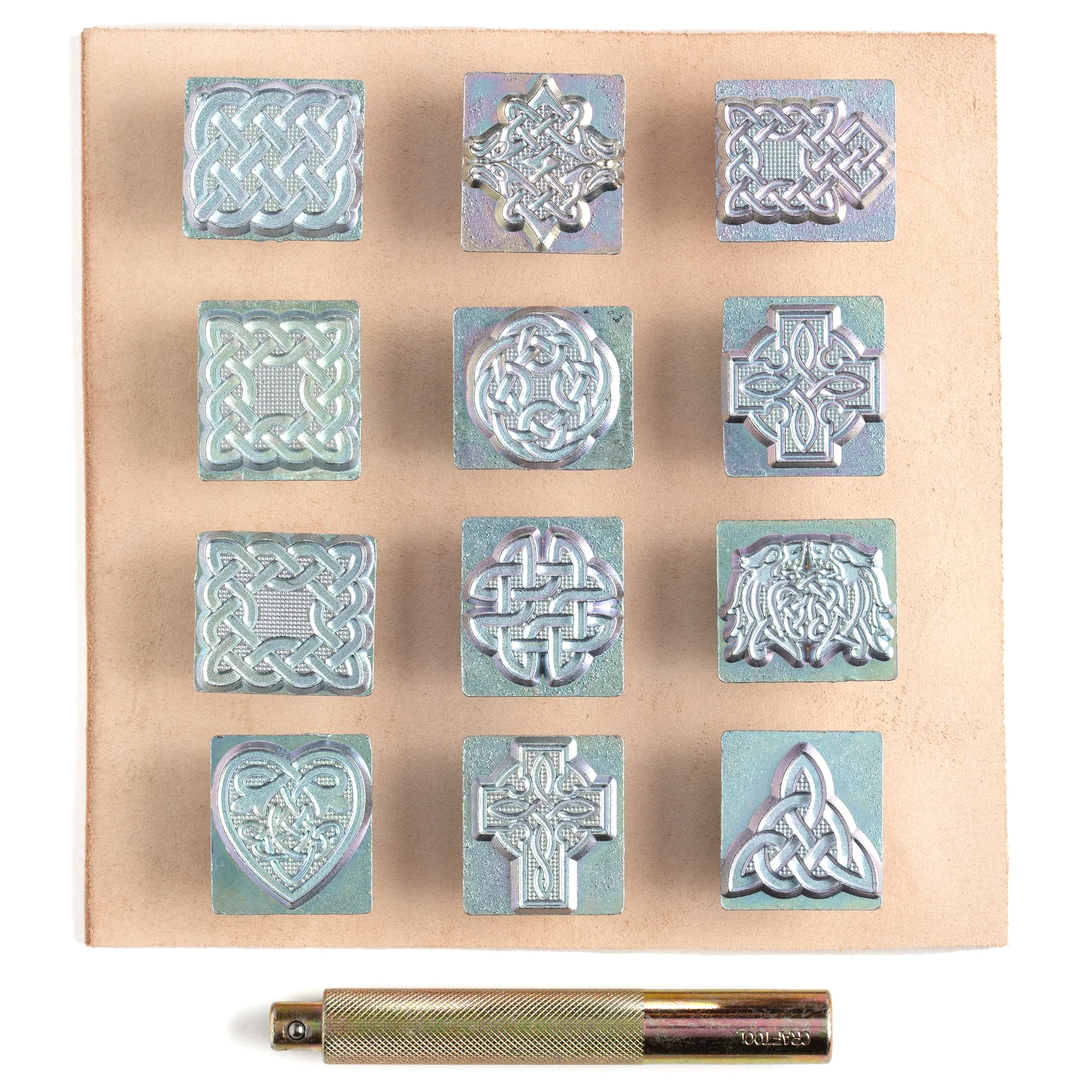Tandy Leather Craftool Celtic Stamp Set of 12 8161-00