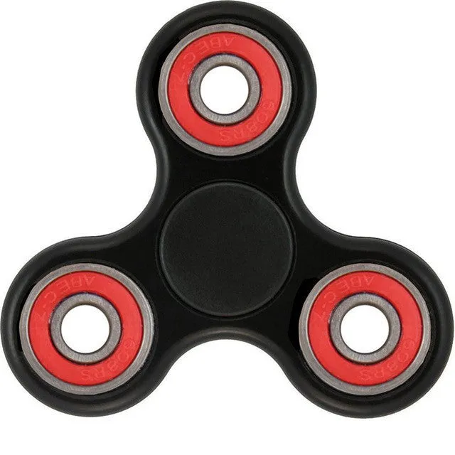 Top Lighting White ABS Plastic EDC Hand Spinner For Autism and ADHD Rotation Long Time Stress Relief Toys