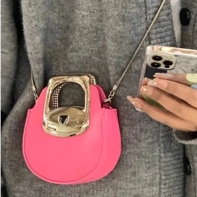 UAKISS  - Luxury Design Vintage Chic Mini Handbags Fashion Women Fairy Elegant Shoulder Bag Y2k Aesthetic All Match Ladies Crossbody Bags