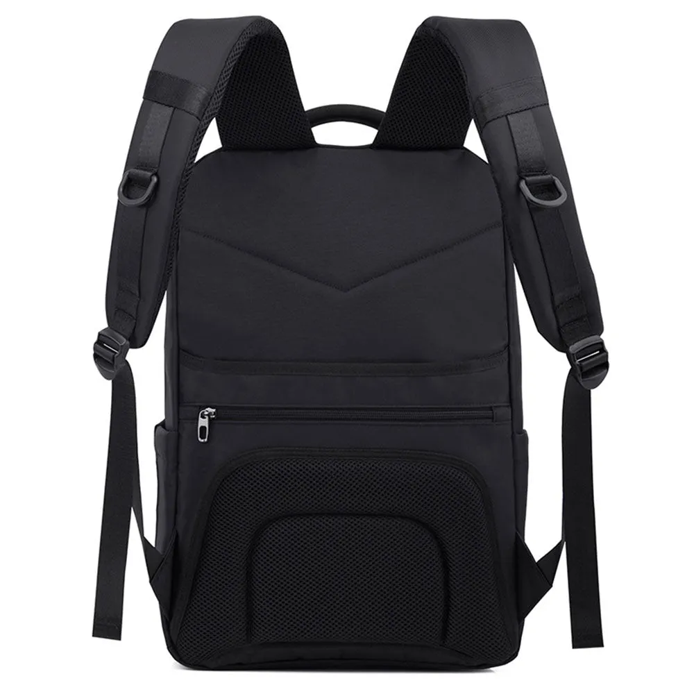 USB Slim Laptop Backpack for Men Water Resistant College Laptop Backpack Office Anti Theft Computer Backpack