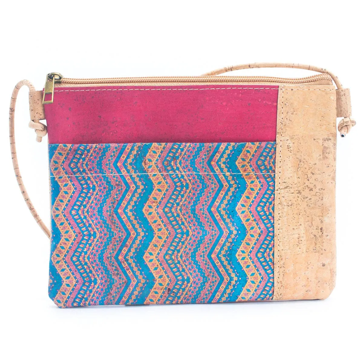 Women's Natural Cork Crossbody Bag  BAGP-224